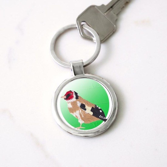 Goldfinch Circle Keychain Goldfinch Circle Keychain