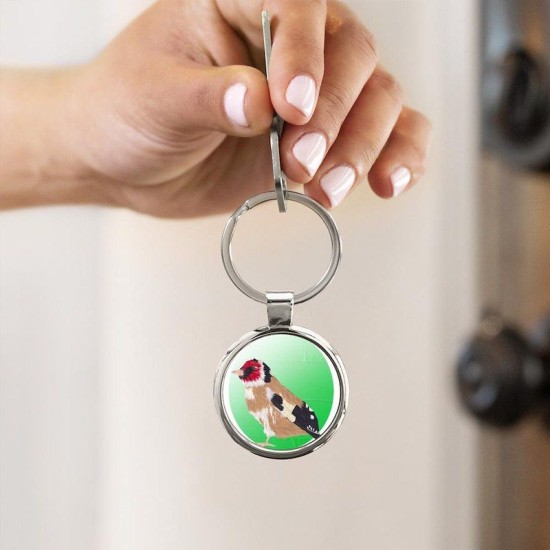 Goldfinch Circle Keychain Goldfinch Circle Keychain