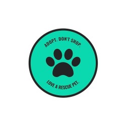 Love a Rescue Pet Rectangle Keychain