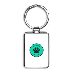 Love a Rescue Pet Rectangle Keychain