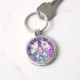 Harvest Moons Butterfly Peace Sign Circle Keychain Harvest Moons Butterfly Peace Sign Circle Keychain