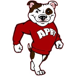 pit bull Rectangle Keychain