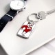 pit bull Rectangle Keychain pit bull Rectangle Keychain