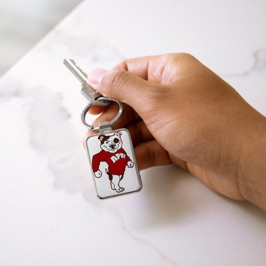 pit bull Rectangle Keychain pit bull Rectangle Keychain