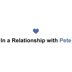 Pete Relationship Rectangle Keychain