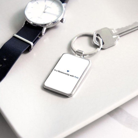Pete Relationship Rectangle Keychain Pete Relationship Rectangle Keychain