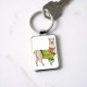 Christmas Llama Rectangle Keychain Christmas Llama Rectangle Keychain