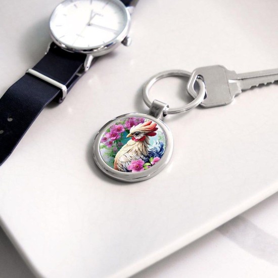 Sweet Chicken Circle Keychain Sweet Chicken Circle Keychain