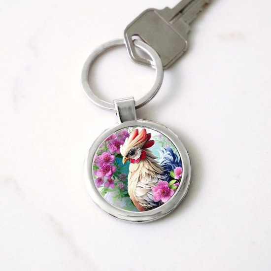 Sweet Chicken Circle Keychain Sweet Chicken Circle Keychain