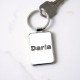 Darla Wolf Rectangle Keychain Darla Wolf Rectangle Keychain