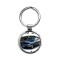 Mickey Cafe shirt b Circle Keychain