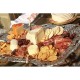 charcuterie on a metal dish outdoor Heart Keychain charcuterie on a metal dish outdoor Heart Keychain