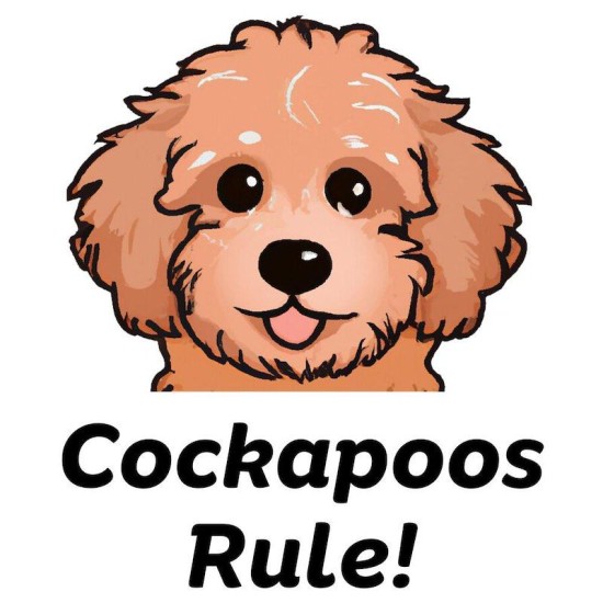 Cockapoos Rule! Rectangle Keychain Cockapoos Rule! Rectangle Keychain