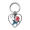 Yummy shark Heart Keychain