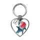 Yummy shark Heart Keychain