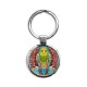 Cute Budgie Parakeet Circle Keychain Cute Budgie Parakeet Circle Keychain