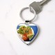 Hawaiian poki bowl salad Heart Keychain Hawaiian poki bowl salad Heart Keychain