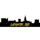 Lafayette， Indiana Skyline Rectangle Keychain