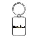 Lafayette， Indiana Skyline Rectangle Keychain