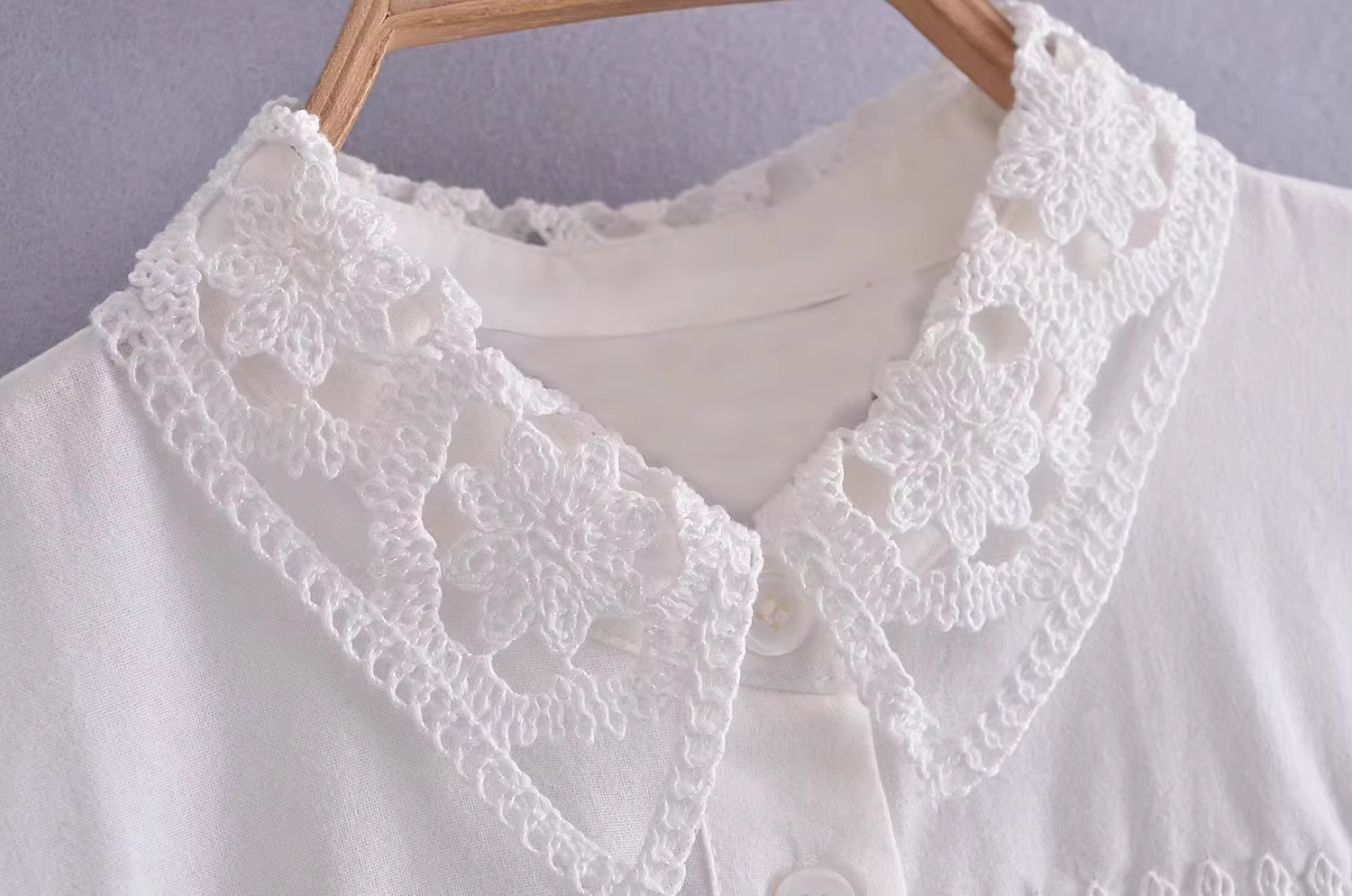 Women's Casual Fashion Ivory Linen Laser Embroidery Hollow Shorts Set Women's Casual Fashion Ivory Linen Laser Embroidery Hollow Shorts Set